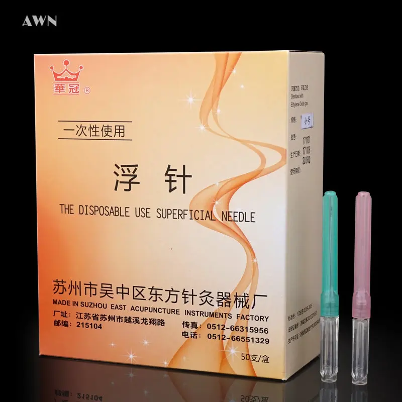 Disposable Acupuncture Needle Floating Needle New Acupuncture Therapy Small Medium Size Retail 50Pcs