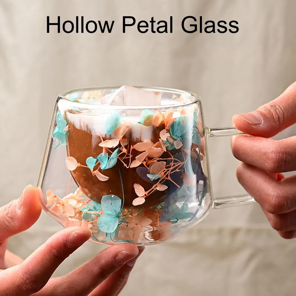 200ml Double Wall Clear Glass Coffee Mugs For Hot Cold Beverages Cappuccino Latte Espresso Cups high-looking souvenir cups