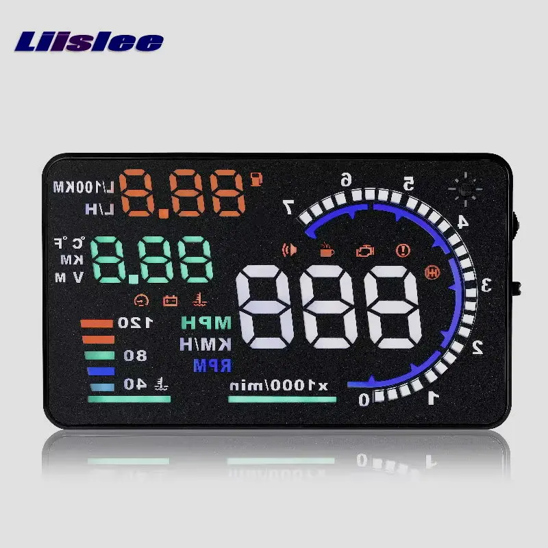 For Mitsubishi Mirage Triton Lancer 2010-2024 Car HUD Head Up Display Safe Driving Screen Projector Refkecting Windshield