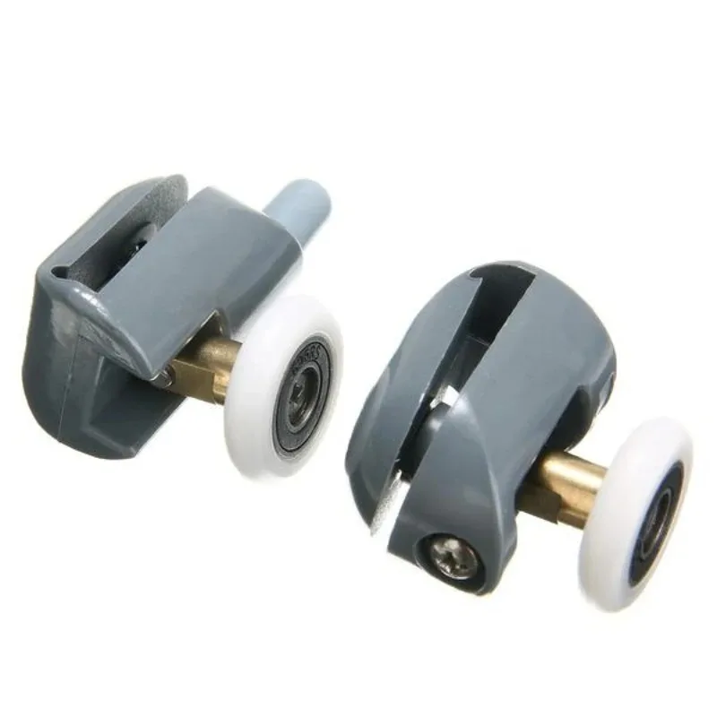 8Pcs/set Roller Wheels Bathroom Runner Shower Room Accessories Bearing