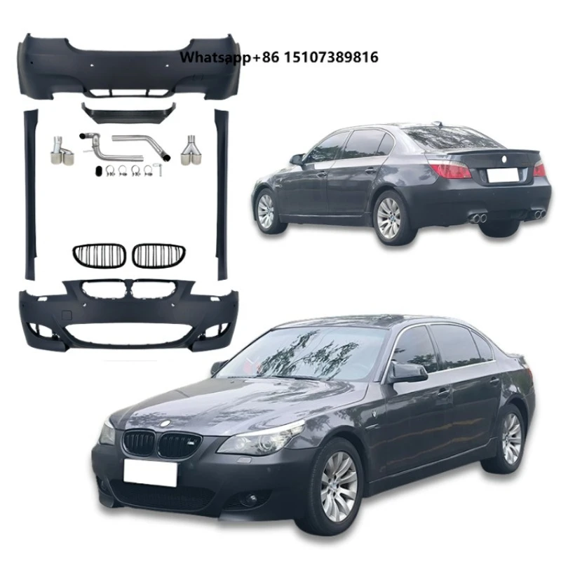 

Factory Price Body Kit for 5 Series E60 2004-2010 Upgeade to M5 Style Front Rear Bumper Grille Exhaust Pipe Plug and Play