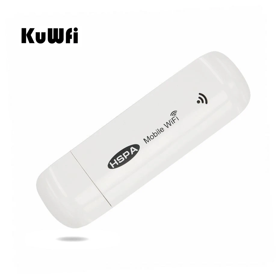 KuWfi 3G Dongle Wifi Modem Mini Router HSPA USB Wireless Router 7.2Mbps Mobile Wifi Hotspot up to 5 Wifi Users