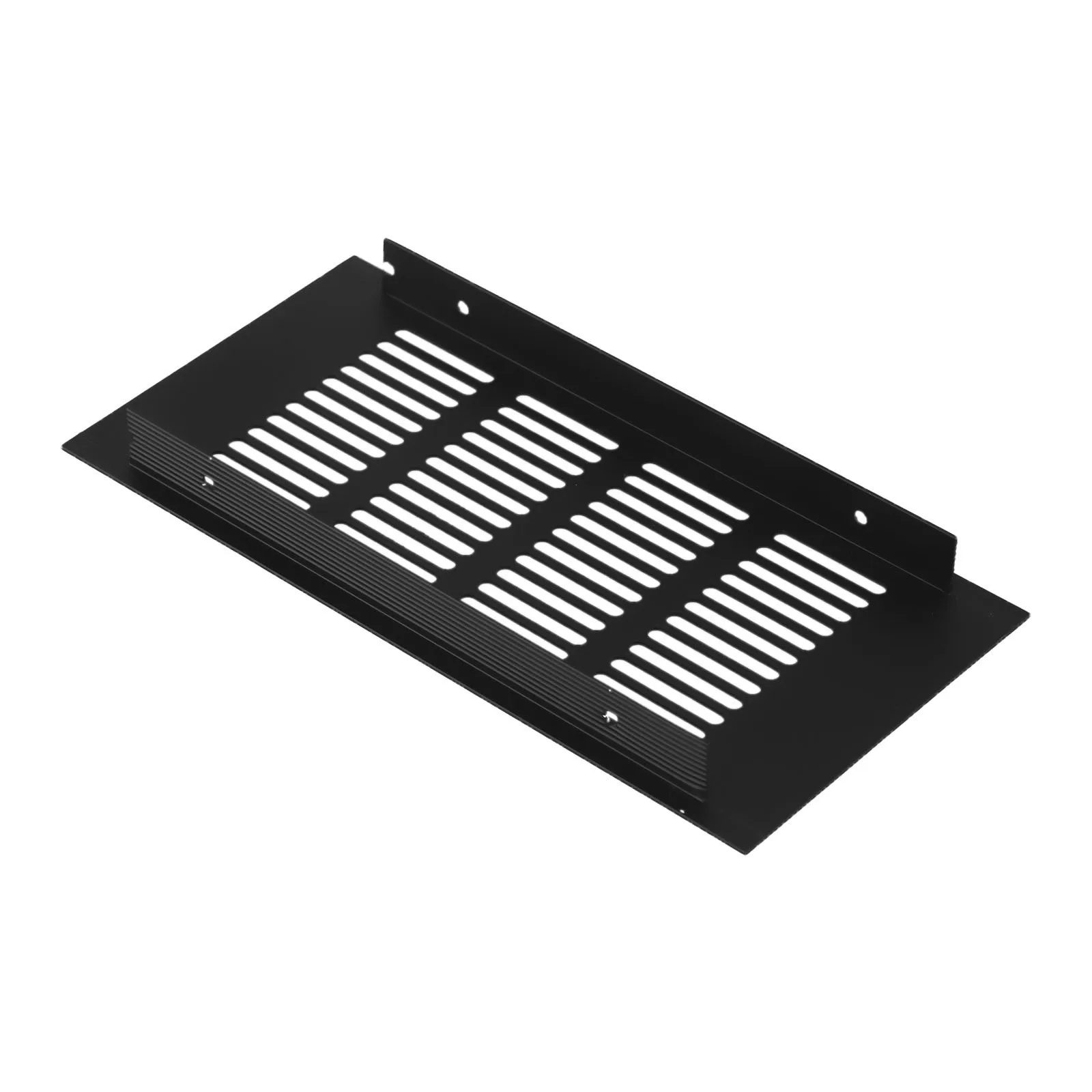 Practical Air Vent Grille Ventilation Grille Black Cabinet Duct Rectangular Ventilation Cover Wardrobe 150-400mm