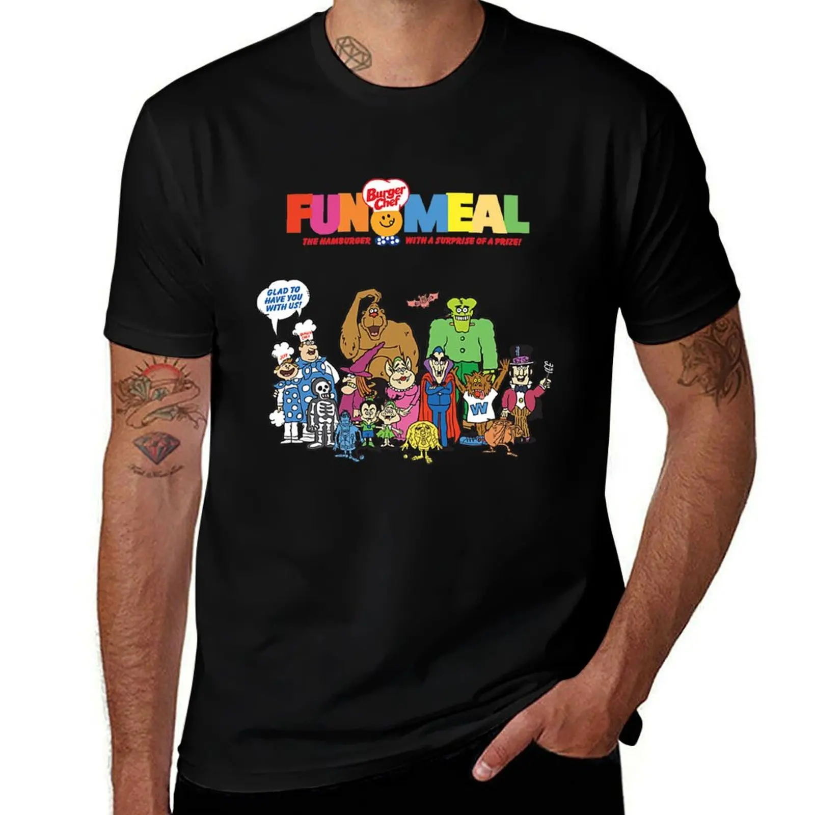 Burger Chef Fun Meal T-Shirt t shirt for man T-Shirt