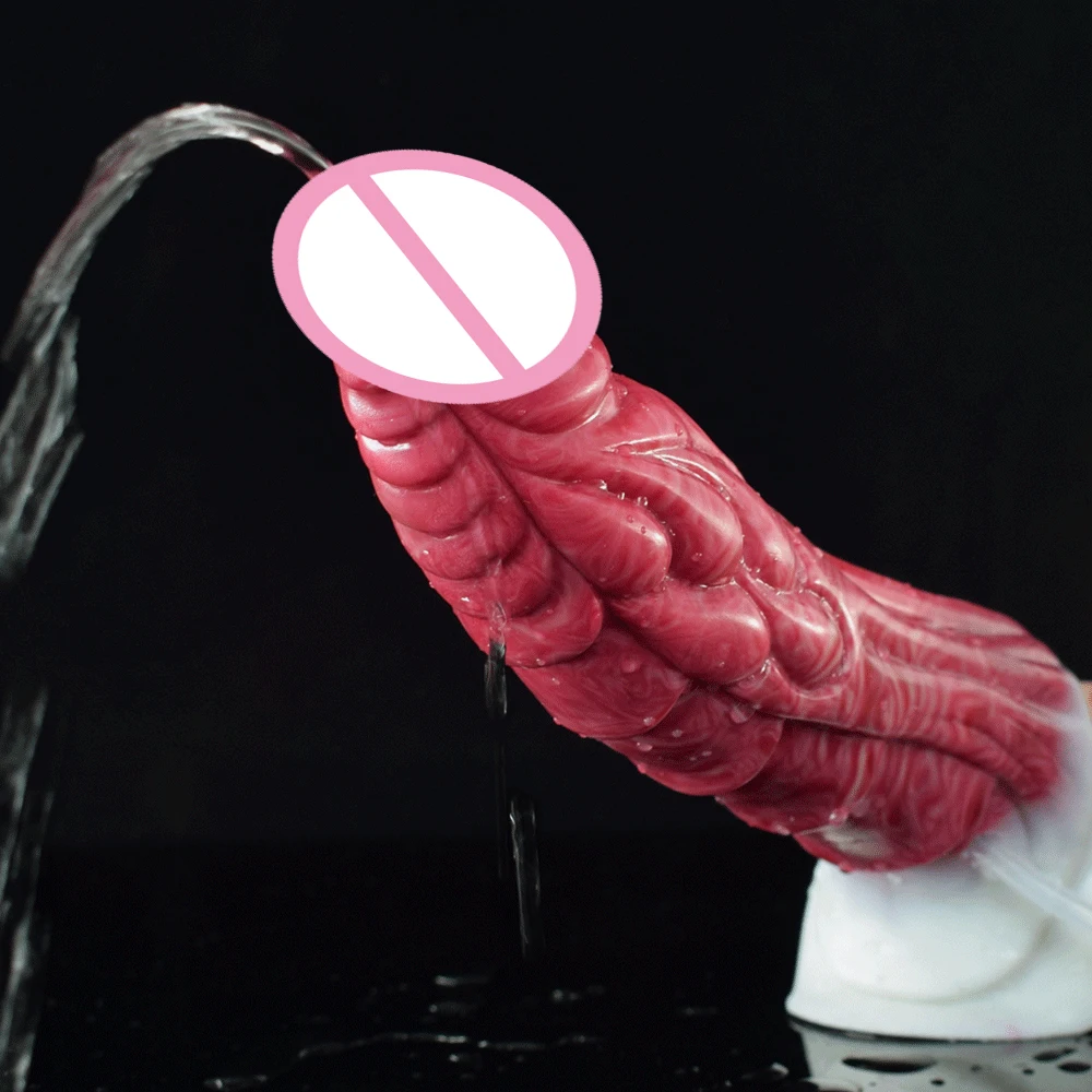 SMMQ دسار واقعي مع وظيفة التدفق المكونات الشرج لينة سيليكون القضيب للإناث الاستمناء المهبلي Dildon ألعاب جنسية #3