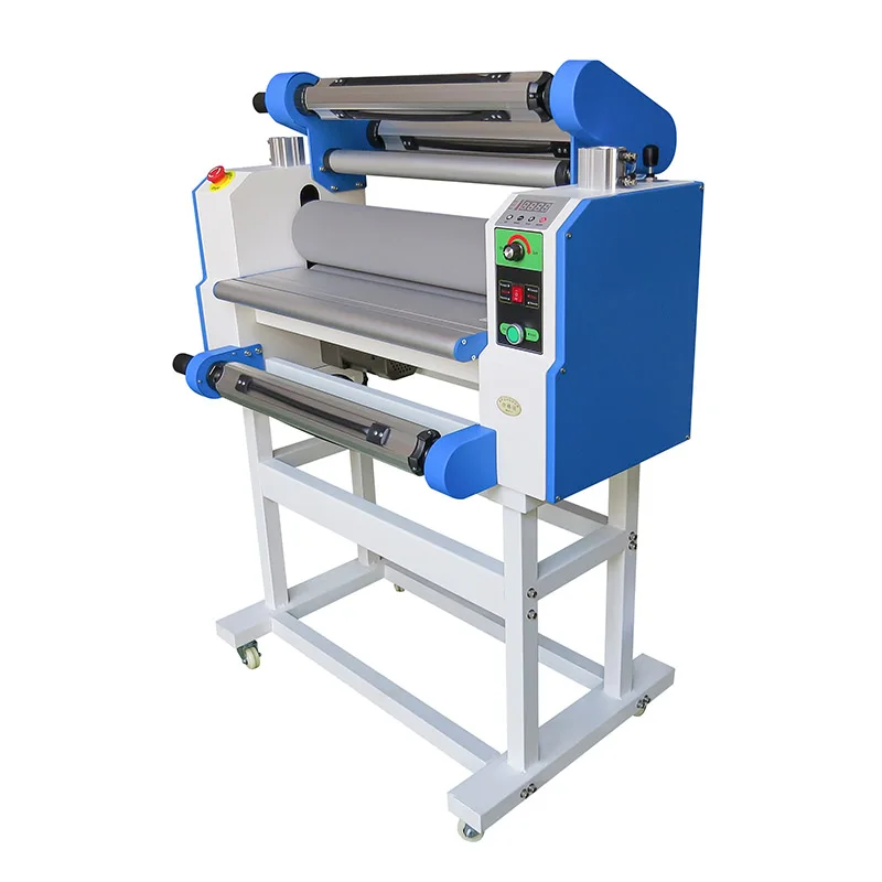 650mm 25inch CY650 Large Format  Cold Laminator Pneumatic to up Down the Roller and Electric to Laminate
