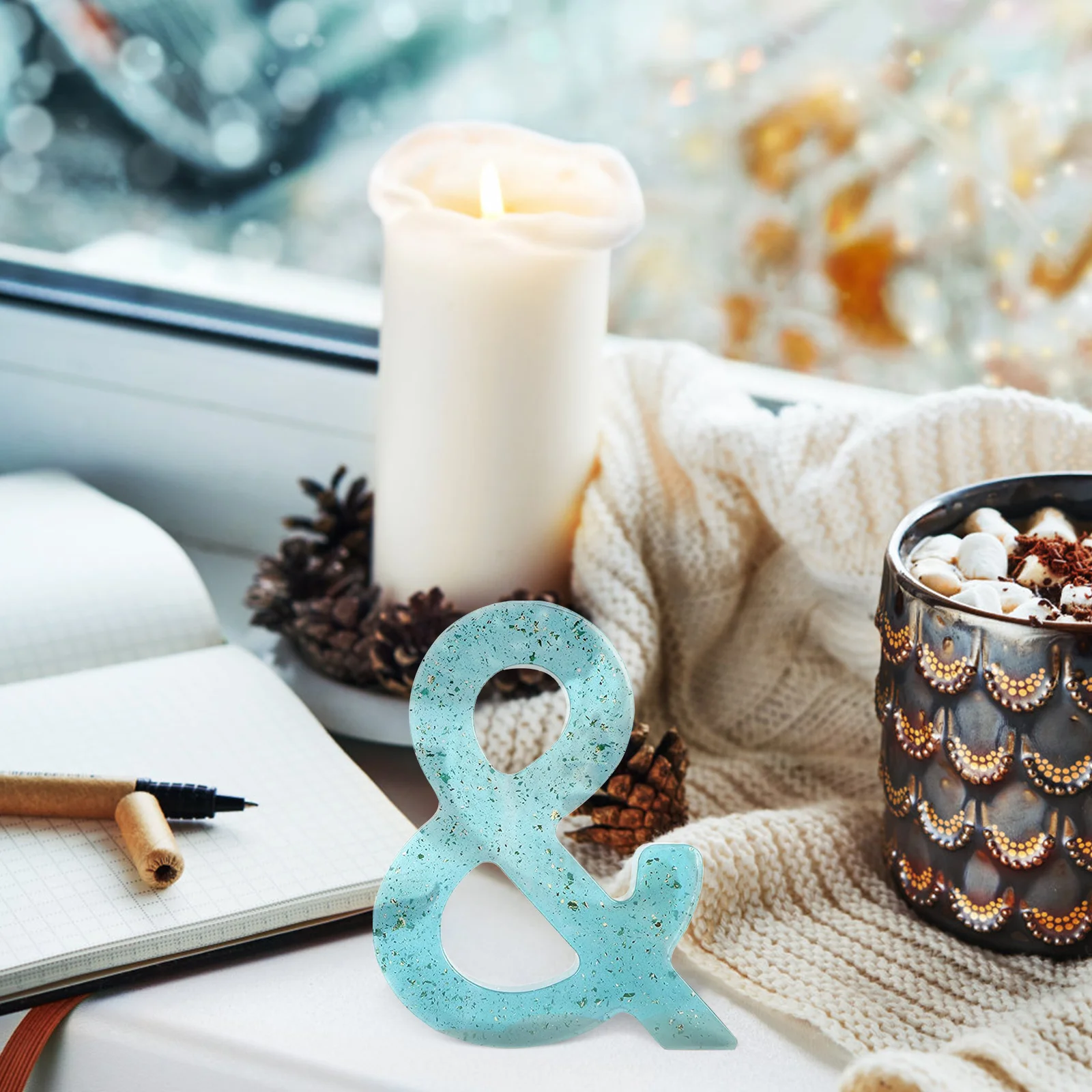 

DIY Water Droplet Mold Non Stick Silicone Crystal Epoxy Resin Ornament Casting Alphabet Symbol Mold Ornament Casting Molds