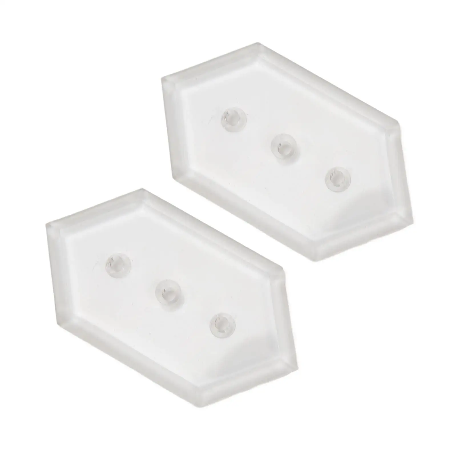 Acrylic Skateboard Wall Mount Rack for 2 Boards High Load Easy Install