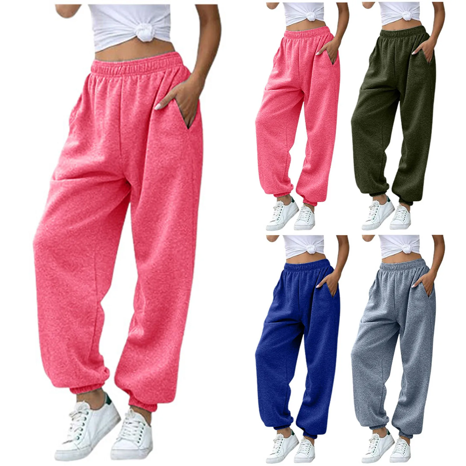 New Women Sweatpants Autumn Baggy Streetwear Oversize Sports Pants Black Spring Joggers Streetwear Trousers Sweatpants