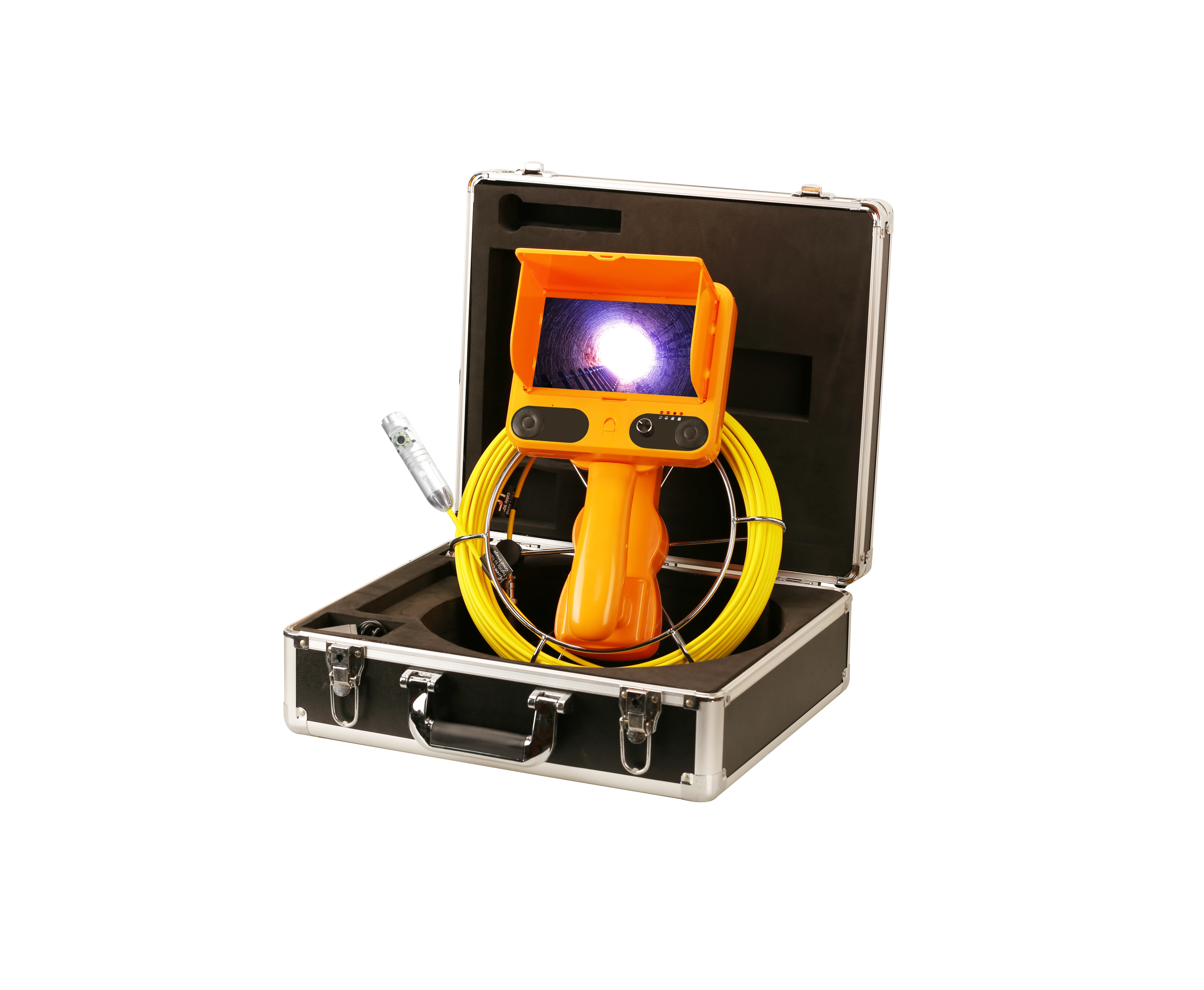 23 مللي متر المزدوج السباكة استنزاف الأنابيب التفتيش كاميرا الصرف الصحي خط أنابيب مدخنة التفتيش كاميرا التناظرية بالمنظار فيديو كاميرا رقمية