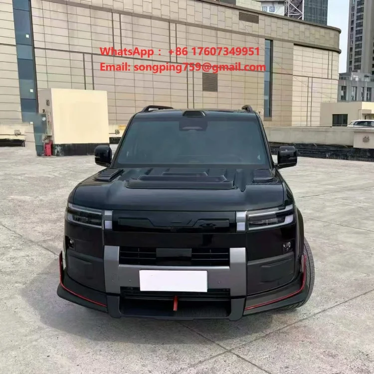 New High Quality PP Bumper Front Lip Fender Flare Rear Diffuser Spoiler Hood Cover Wide Body Kit for BYD Leopard Tai7