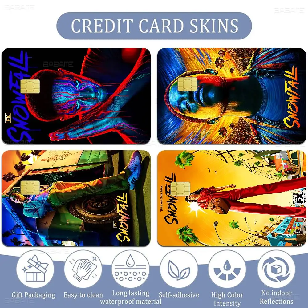 سنوفال المسلسل التلفزيوني فيلم أنيمي الكرتون ملصق فيلم الجلد لبطاقة الائتمان بطاقة حافلة البنك