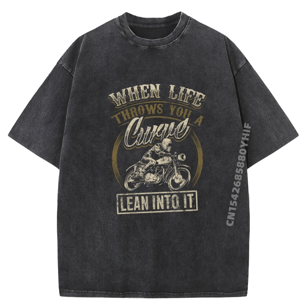 

Cool Biker Quote Funny Motorcycle Saying Love Riding Wholesale Tshirts 100 Pcs Mens Designer Clothes Men Print Washed Shirt