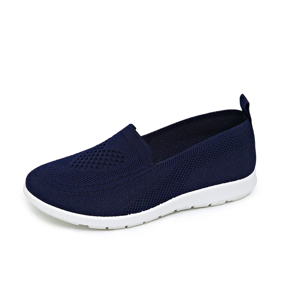 Zapatos para mujeres de primavera y verano, mocasines plates de fondo plano, cómodo y transpirable, al aire libre.