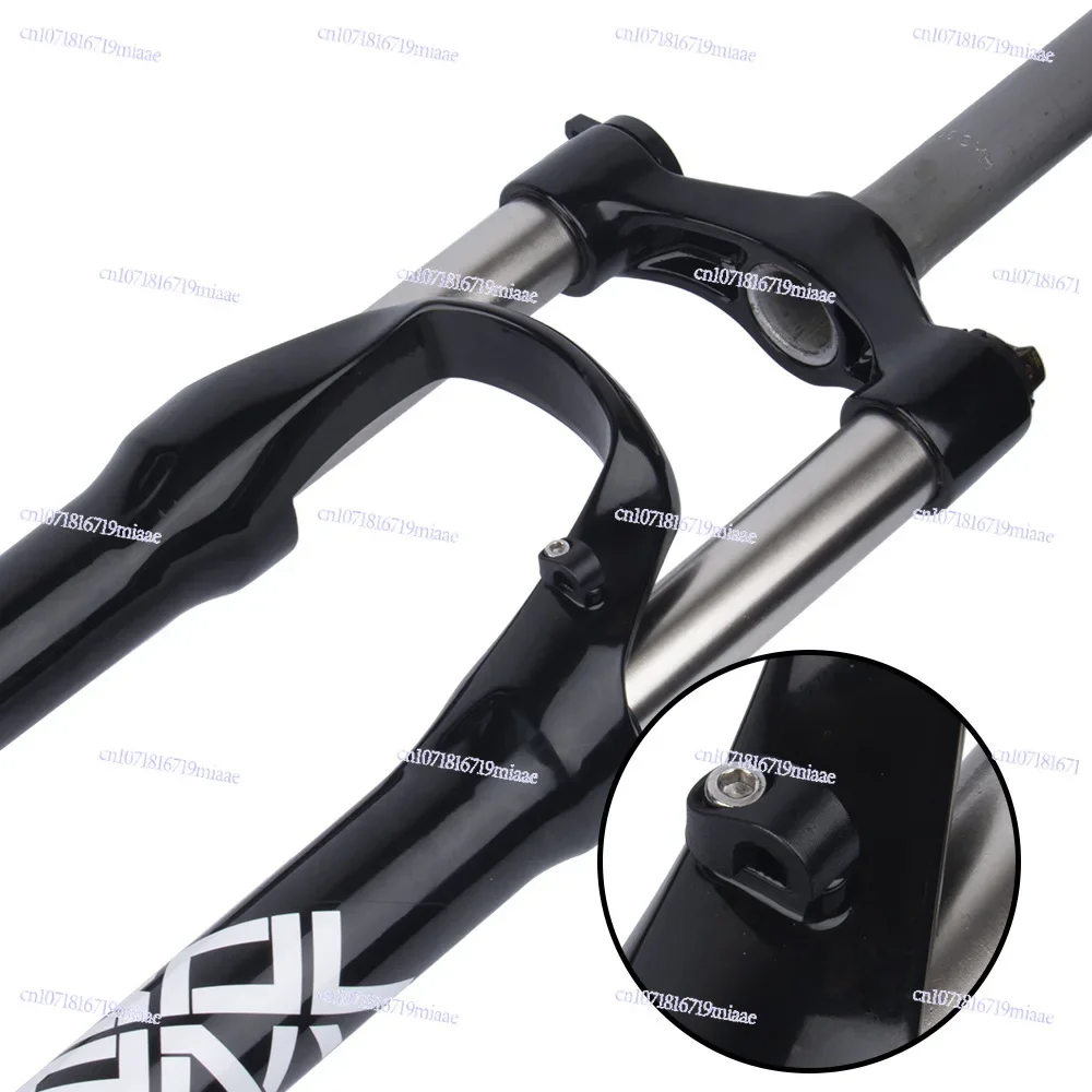 Mountain bike front fork 26 27.5 29 inch aluminum alloy shock absorbing shoulder control locking mechanical fork XC - view 4