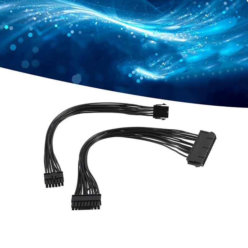 Motherboard Power Conversion Cable 24Pin to 18Pin, 8Pin to 12Pin, Support ATX Power Supply, Suitable for HP Z440 Z640