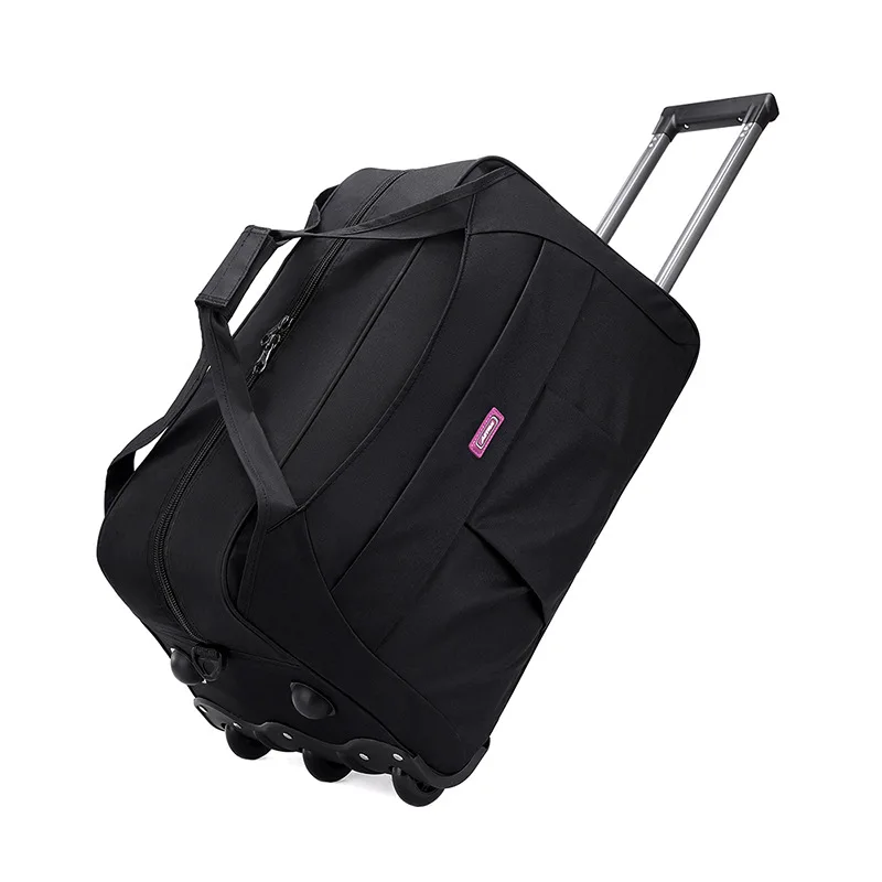 

Travel Suitcase With Wheels Trolley Bag Rolling Luggage Bag Oxford Waterproof Wheeled Bag Large Capacity Boarding Bag