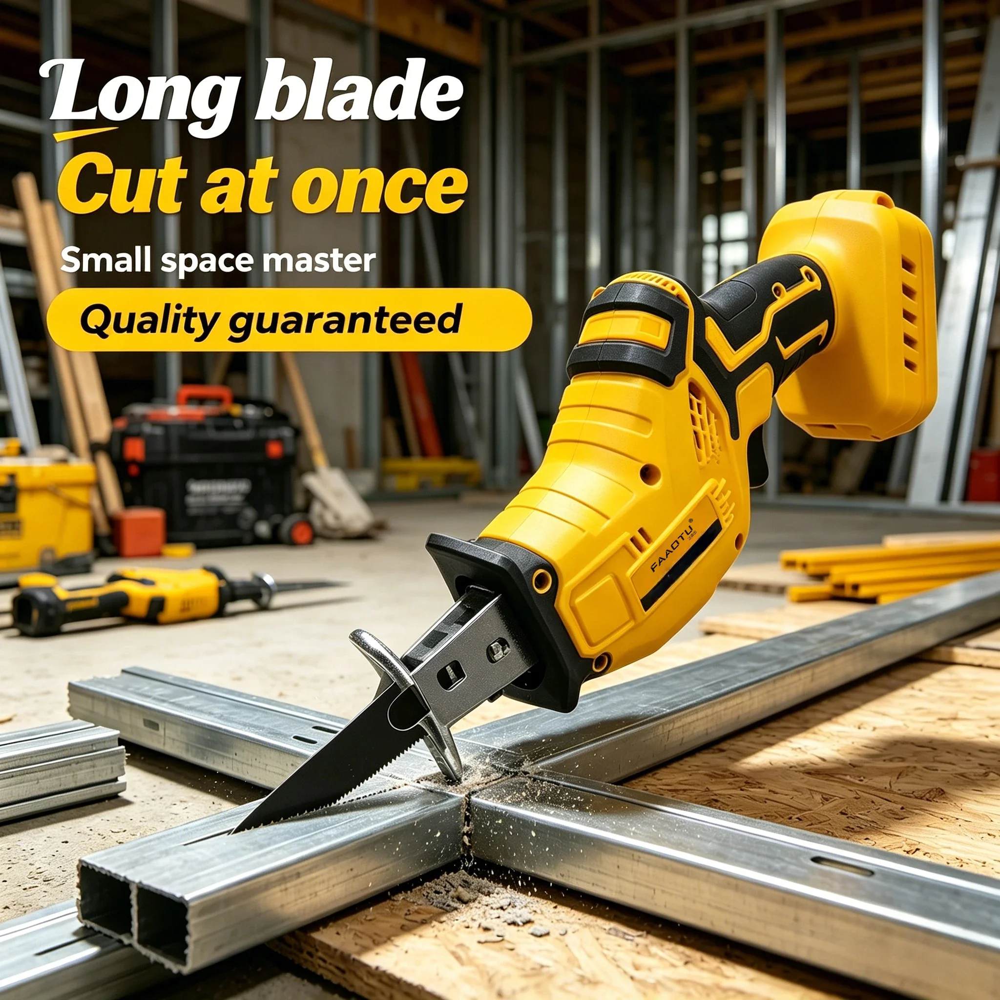 FAAOTU Cordless Reciprocating Saw, Equal Quality & Durability to DW Compatible with DW Batteries NO Battery