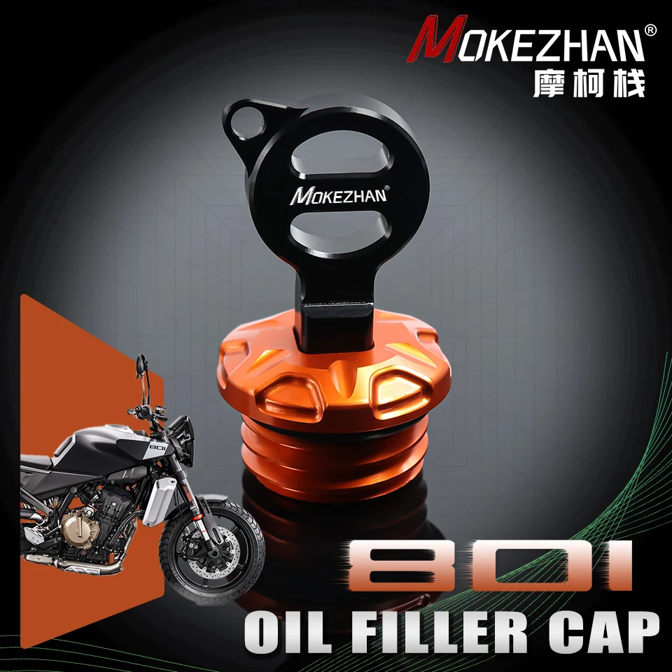 

Anti theft Engine Oil Filler Cap Cover Svartpilen801 Vitpilen801 Accessories For Husqvarna Svartpilen Vitpilen 801 2025+