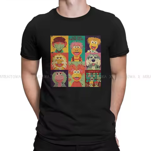 Team Unique TShirt Fraggle Rock Muppets Anime Top Quality Hip Hop Gift Idea T Shirt Stuff Hot Sale