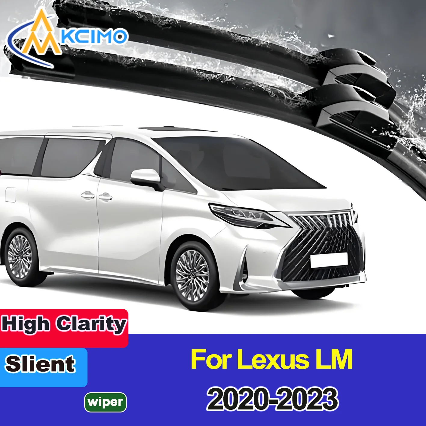 

2PCS New Wiper Blades for Lexus LM AH30 2020-2023 Toyota Alphard (AH30) Toyota Vellfire / Crown Vellfire (AH30) Front Windshield