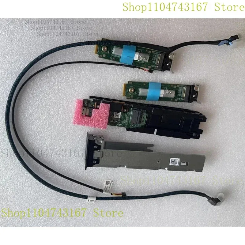

QIN CX96J CX9KC 0CX96J 0CX9KC новая для PowerEdge T550 BOSS S2 PCIE 2X M.2 слоты карта контроллера с кабелем FRY80QQ