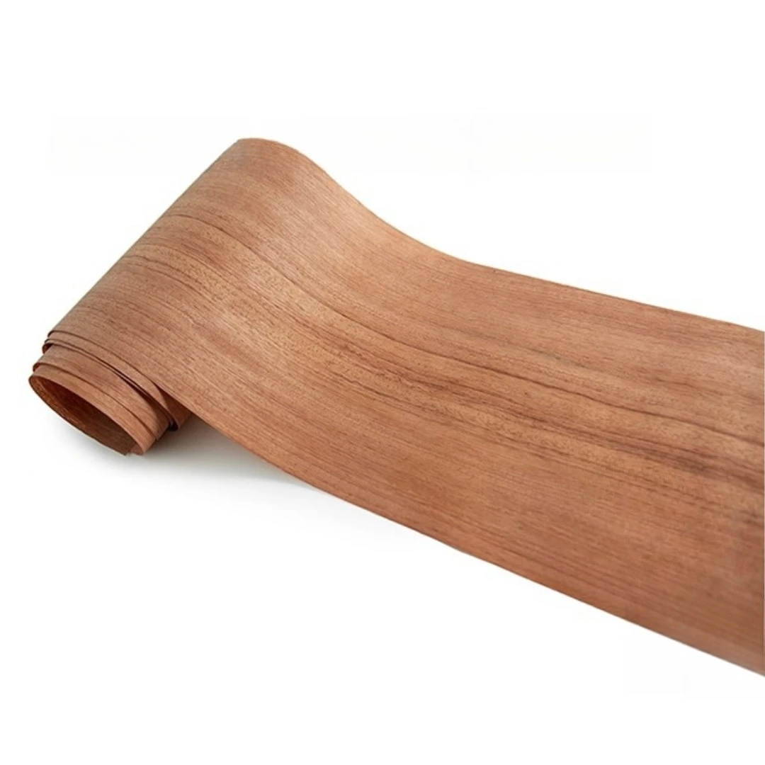 14x250cm Natural Rosewood Wood Straight Grain Veneer for Inlay Art, Guitar Craft & Marquetry Projects ( Red wood )