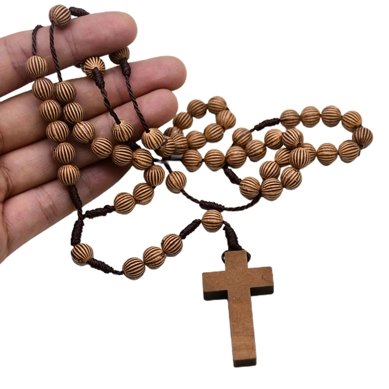 Catholic Rosary Beads Necklace Mini Finger Rosaries for Baptism