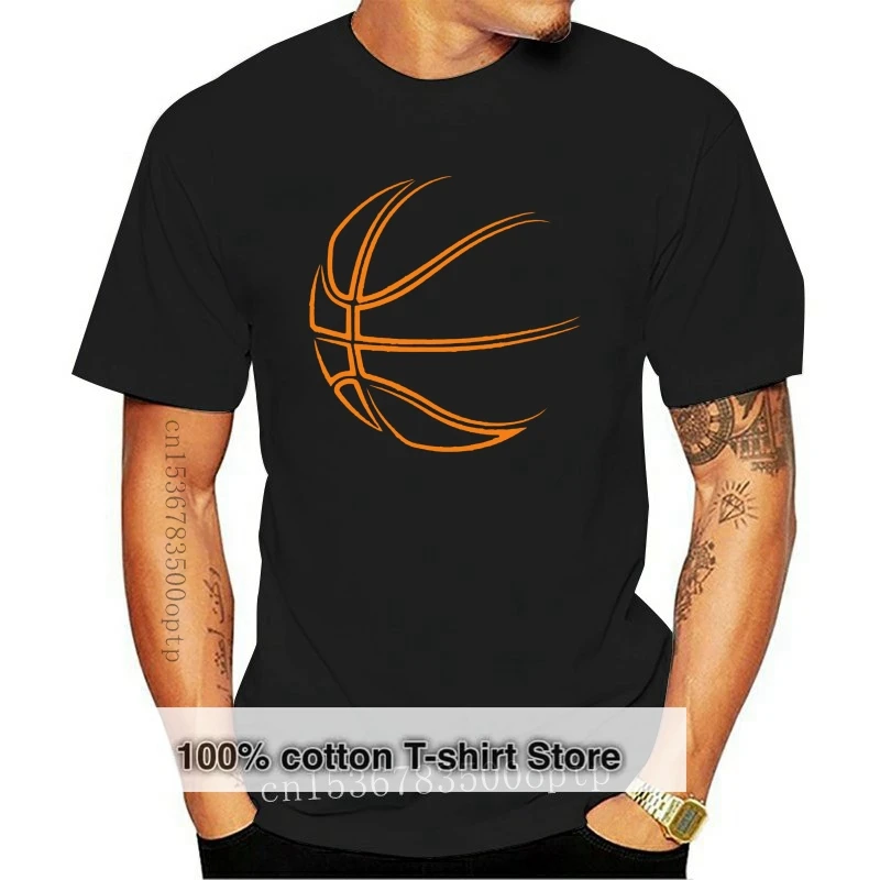 New Black Basketball Novelty T-Shirt - Basketball Player Gift Idea 100% Cotton For Youth Middle-Age The Old Tee Shirt