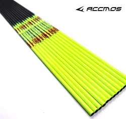 6/12pcs  Archery Shooting Pure Carbon Arrow Shaft 32 inch ID 4.2/6.2mm Spine300/400/500/600/700/800/900/1000 For Outdoor Hunting