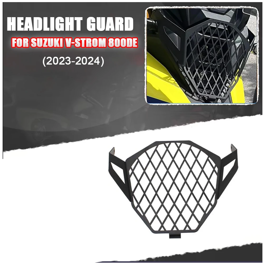 

For Suzuki V-STROM 800DE 800 DE VSTROM 800DE 2023 2024 Motorcycle Headlight Head Light Guard Protector Cover Protection Grill