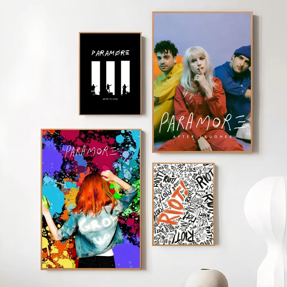 Band P-Paramore RIOT Poster Wall Art Poster Painting for Living Room Home Decor Gifts Office