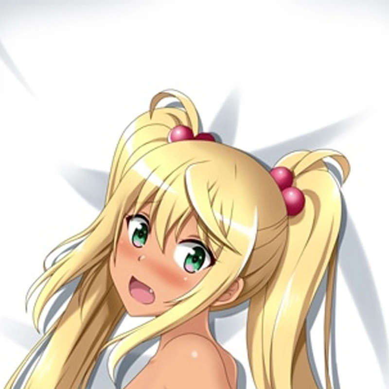 Dakimakura Anime Pillow Cover Sakura Hibiki Double Sided Print 2Way Cushion Cover Xmas Gifts