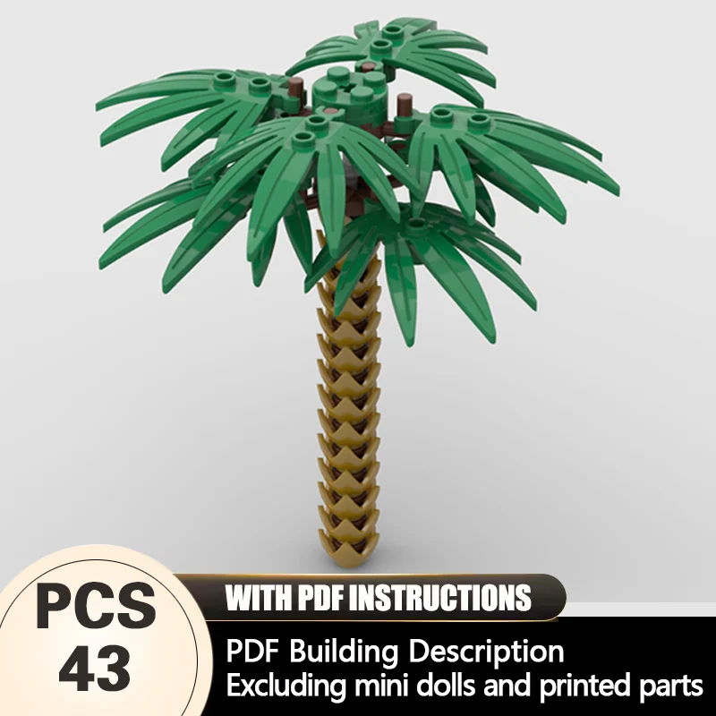 

Creators Plant Series Model MOC Building Bricks Dark Grenn Tree Modular Technology Gifts Holiday Assemble Children Toys Suit