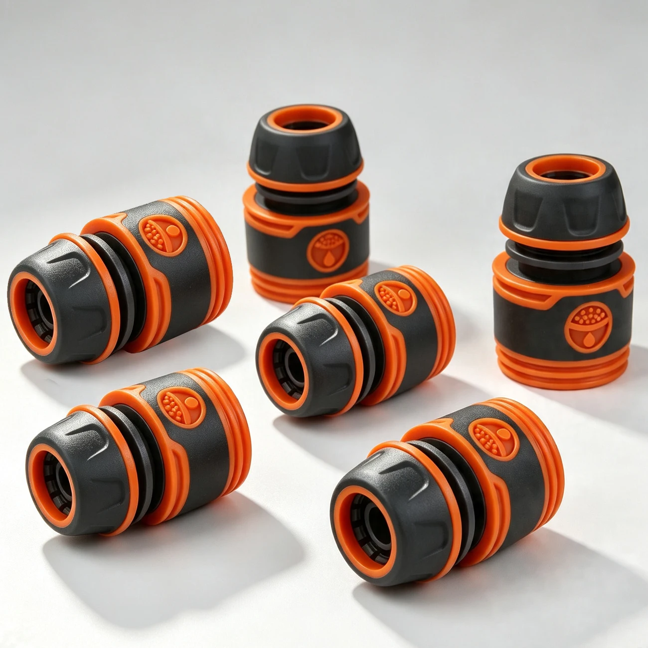Kit de raccordement rapide pour tuyau d'irrigation 16 mm (1 à 10 pièces) – Connecteur de raccord de tuyau d'arrosage 1/2'' pour système d'arrosage de jardin