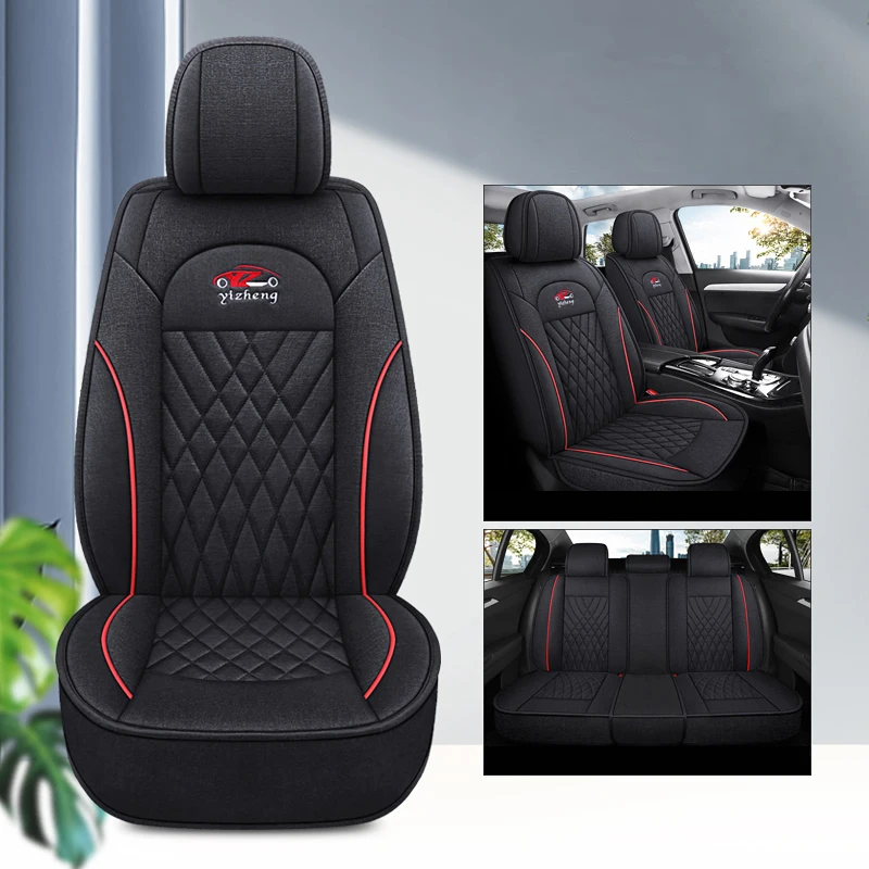 

1pic универсальные чехлы на автомобильные сиденья для Geely Gx3 Pro Geometry C E G M6 G6 Ssangyong Actyon Rexton Auto Accesorios Flax Breathable