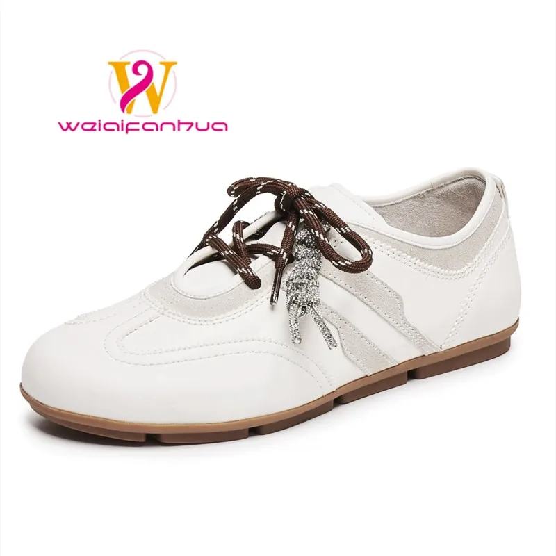 

Women's 2026 New Style Genuine Leather Retro Dechen Shoes for Women, Casual Sports Shoes, Flat Sole, Agan Shoes, Platform Shoes
