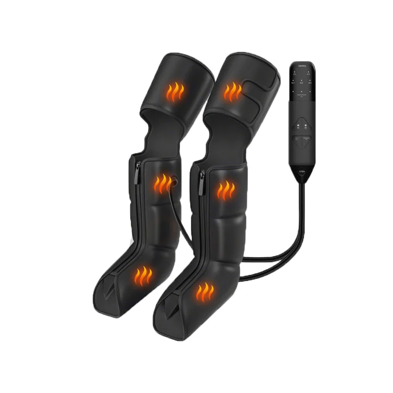 

Компрессионные ботинки Beoka Full Leg с подогревом и массажем, 2600 мАч, на молнии, для восстановления, с горячим компрессом, 3-камерные, с воздушной компрессией