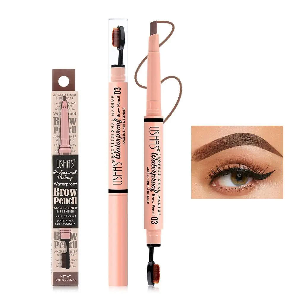 Double head Eyebrow Enhancers Cream Natural Liquid Lasting Eyebrow 1 Pigments Tattoo In 2 Eyebrow Dyeing Brow Waterproof Pe D8P9