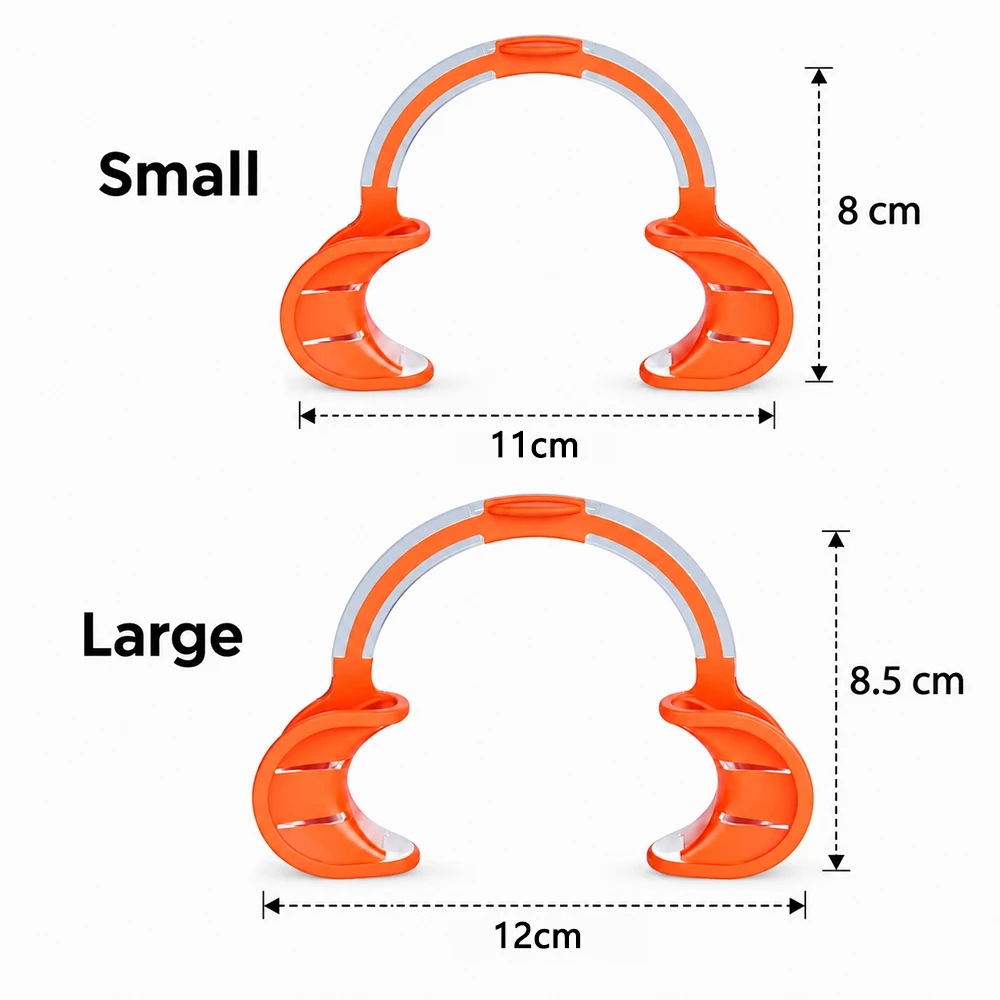 Dental C-Shaped Silicone Lip and Cheek Retractor Intraoral Mouth Opener Orthodontic Expander Oral Care Tool