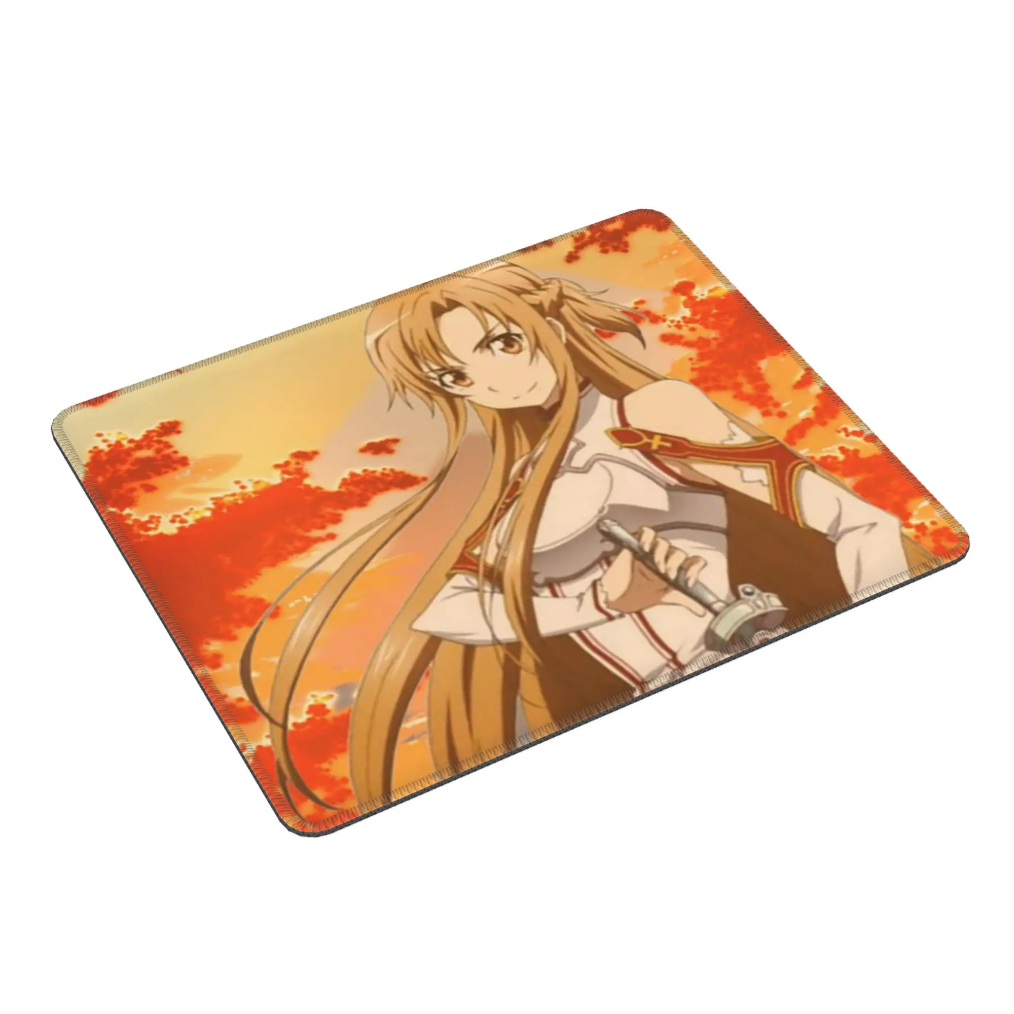 Sword Art Online Yuuki Asuna Anime Mouse Pad Computer Keyboard Mouse Mat Gaming PC Laptop Desk Mat Office Accessories Table Mats