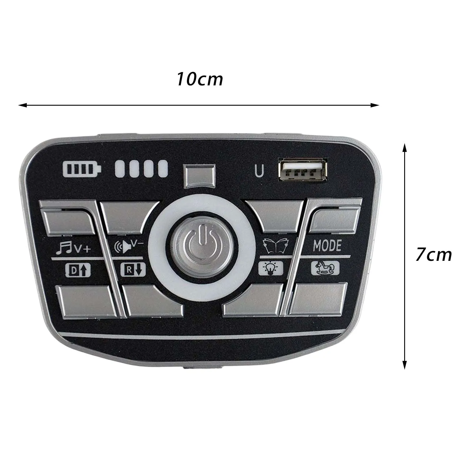 Central Panel Multifunctional Electric Toy cars music powers Display Center Panel for Powered Wheels Replacement Parts Toy Parts