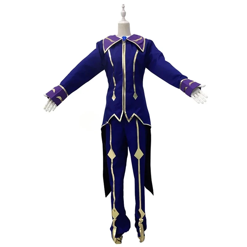 Code Geass Anime Lelouch da Rebelião R2 Cosplay Fantasia, Roupa Zero, Peruca, Sapatos, Halloween, Festa de Carnaval