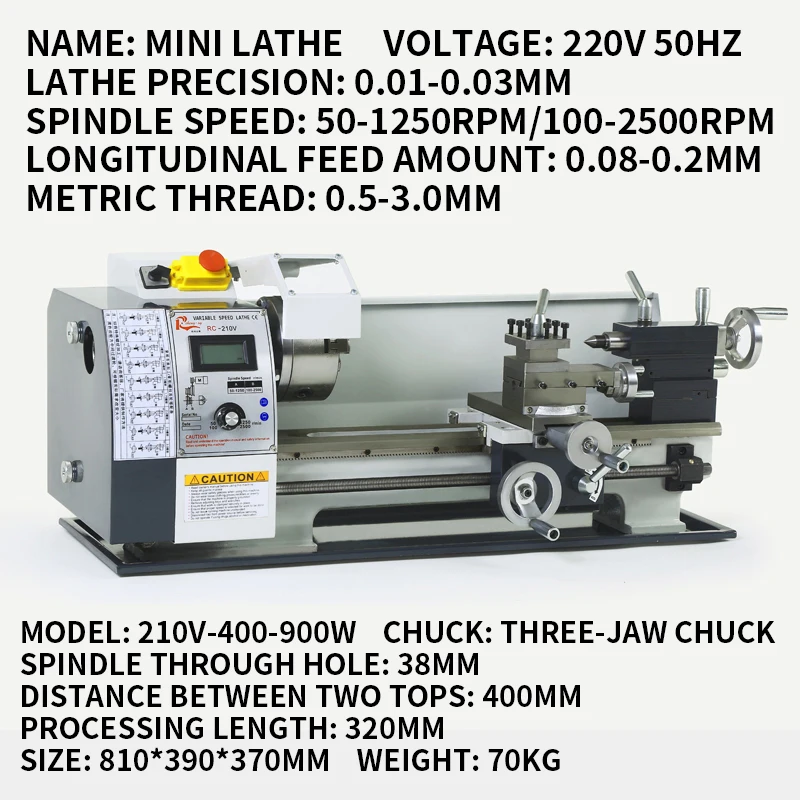 Mini Metal Lathe Machine 8\