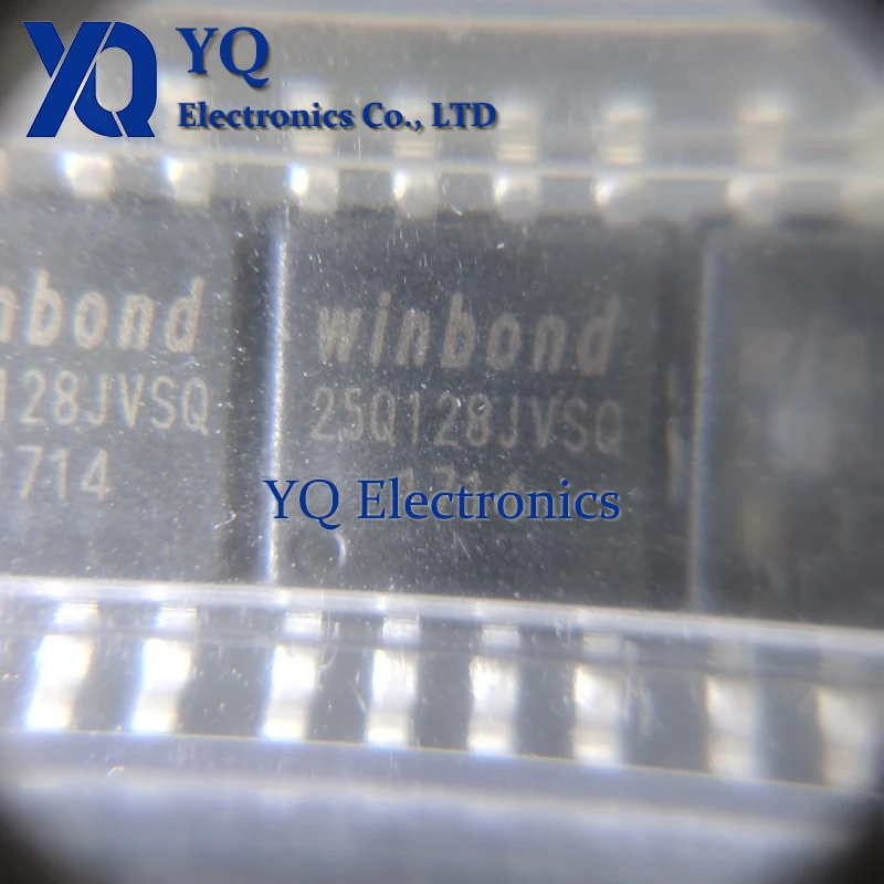 10PCS/lot New OriginaI W25Q128JVSIQ 25Q128JVSQ W25Q128BVSG FVSG SOIC-8 128Mbit FLASH Memory Chip