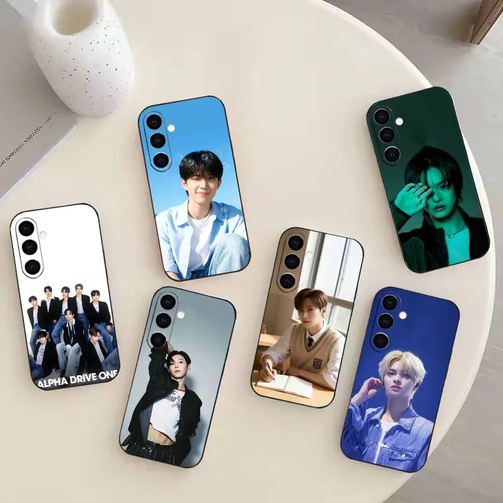 Capa de Telefone ALPHA DRIVE ONE ALD1 para Samsung Galaxy A91,80,73,72,71,53,52,32,31,22,21s,20, Capa Preta Macia
