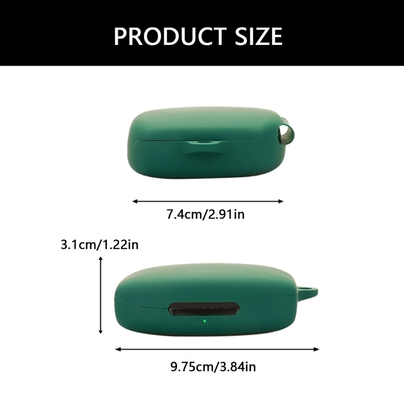 

Y2GD Earbud Skin Silicone Housing Soft Case Dustproof Guarding Against Cover Damage Prevention Sleeve for Technica ATH-AC5TW