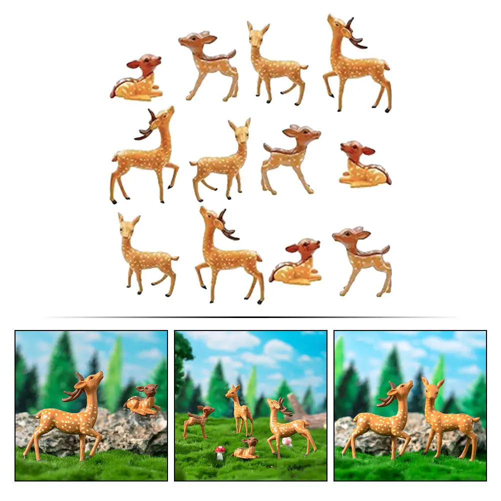 4Pcs Mini Deer Gard…