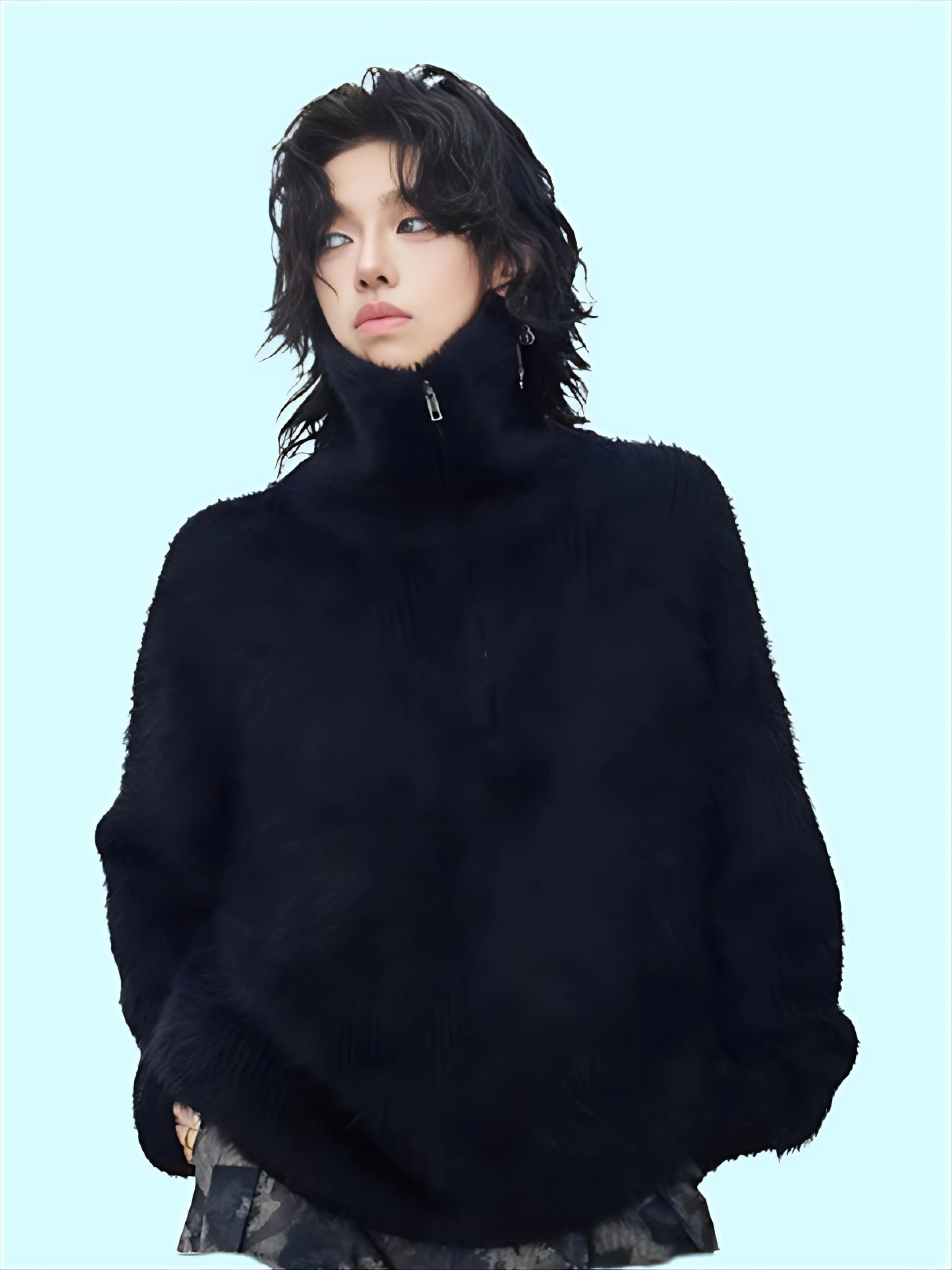 

Fur Collar Pullovers Gold Mens Large-Sized Man'S Clothing Available Higher Premium Quality Stretch Comfort Official Collection