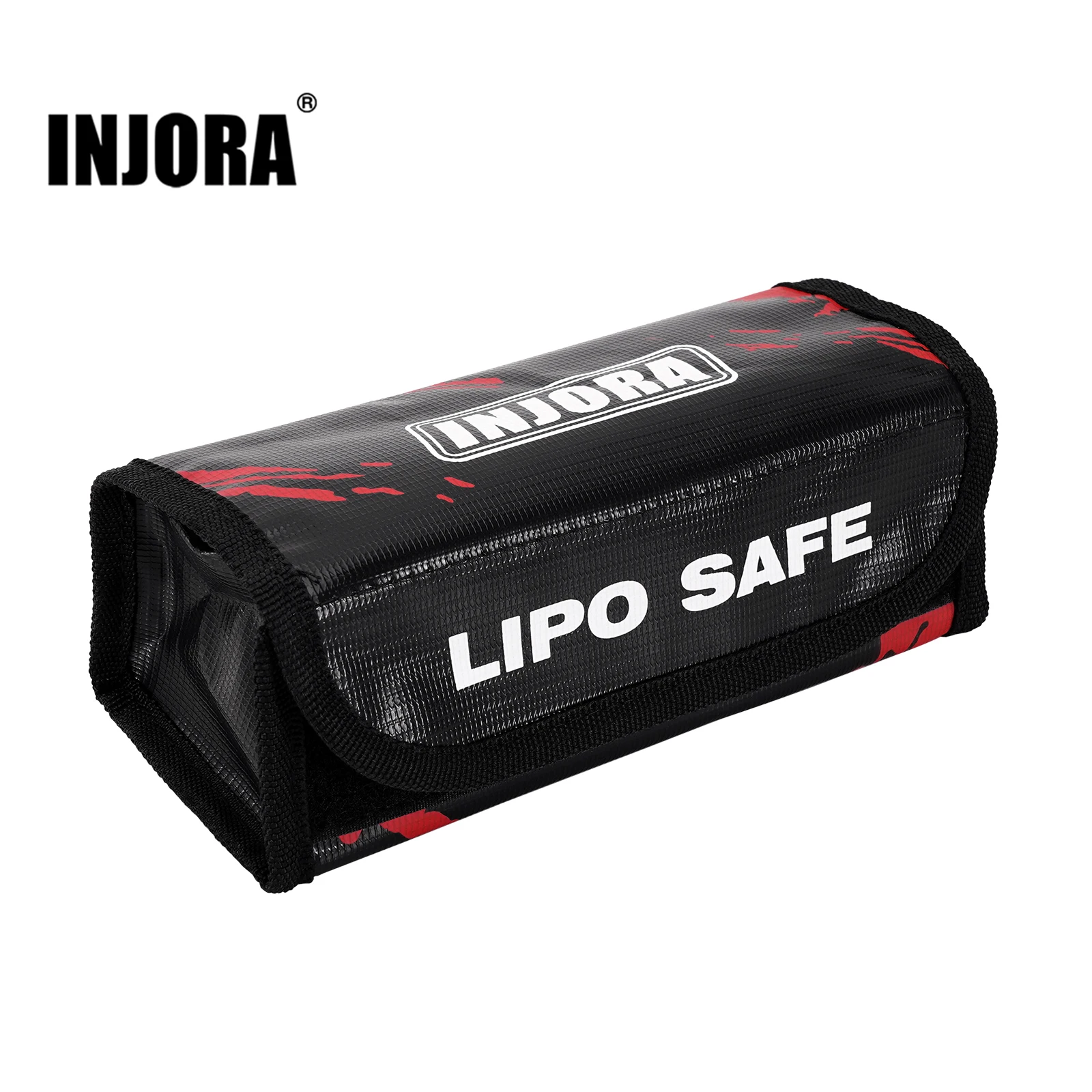 INJORA LiPo Battery Safe Bag Fireproof Storage Pouch (185*75*65mm)